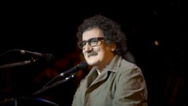 FILE - In this Dec. 6, 2012 file photo, Argentina's rock singer and composer Charly Garcia performs in concert in Buenos Aires, Argentina. Garcia was admitted to a clinic in Bogota, Colombia late Friday, Nov. 15, 2013 for high blood pressure, and will be