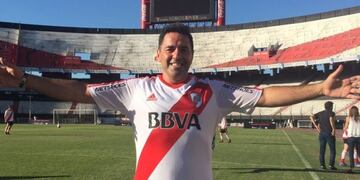 Mariano Iúdica fue silbado por los hinchas de River en la fiesta del 9/12