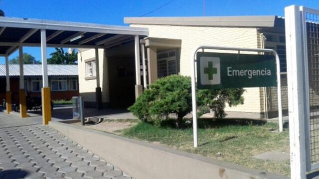 Ingreso a la guardia en el hospital Enfermeros Argentinos en General Alvear.