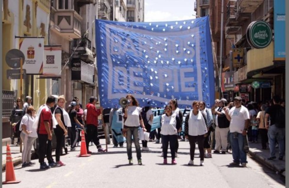 Barrios de Pie marcha por el centro de Córdoba, este jueves