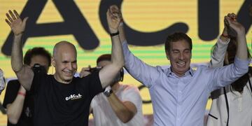 Rodríguez Larreta y Diego Santilli