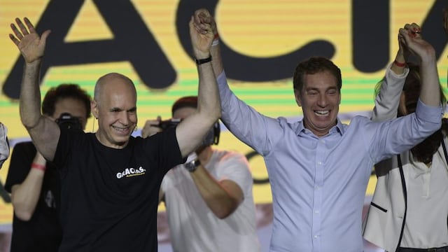 Rodríguez Larreta y Diego Santilli