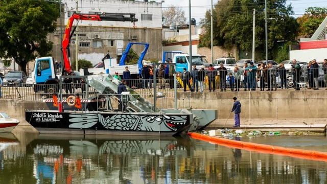 Prueba piloto del Sabalito Barredor\u002E (Twitter)