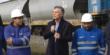 Mauricio Macri inauguró nuevos accesos del Belgrano Cargas en Oliveros\u002E (Casa Rosada)