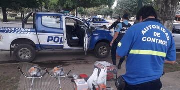 Venta ambulante en Colonia Caroya (Prensa Municipio)