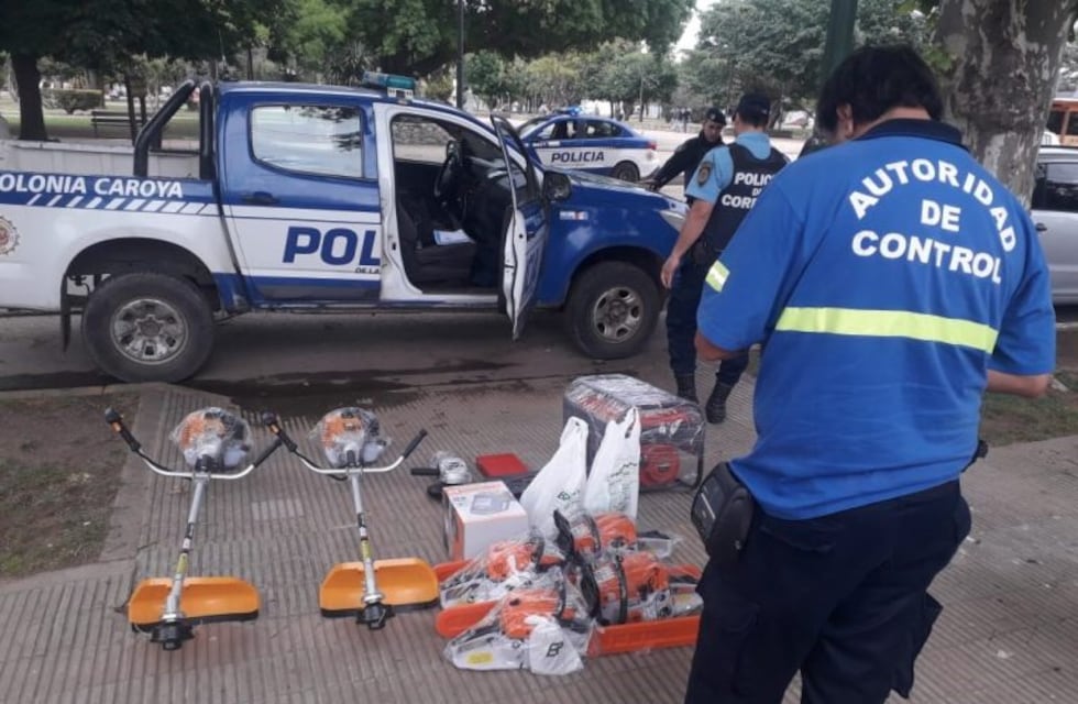 Colonia Caroya: decomisaron maquinas a un vendedor ambulante