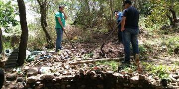 Rastrillaje en Capilla del Monte.