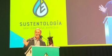 Schiaretti durante la apertura de Apresid\u002E