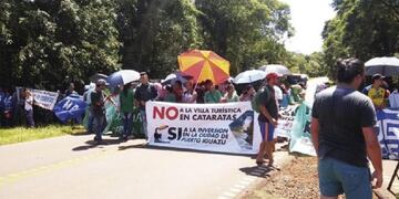 Los vecinos de Iguazú opuestos a la villa turística dentro de Nación\u002E