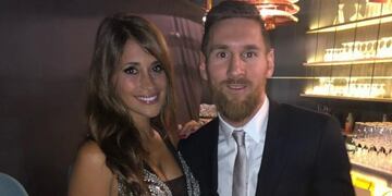 Lionel Messi y Antonela Roccuzzo (Foto: Instagram)
