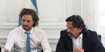 Gustavo Sáenz y Santiago Cafiero