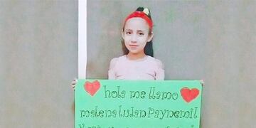 Malena tiene 8 años y necesita un trasplante de corazón