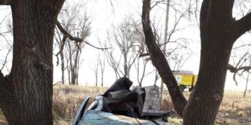 Barzola iba solo al momento del accidente\u002E Foto: Policía de San Luis\u002E