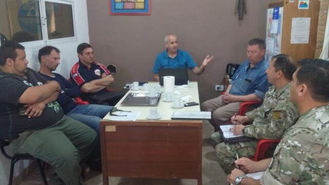 Reunión por incendios