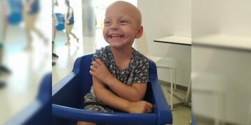 Paloma inició el tratamiento contra el cáncer en España\u002E