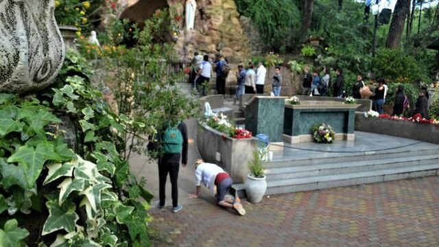 El santuario de la Virgen de Lourdes de Alta Gracia tampoco está a salvo de la delincuencia.