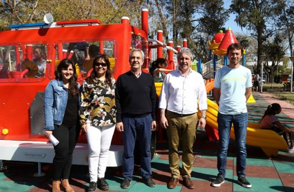 Renovaron todos los juegos de la Plaza Dávila