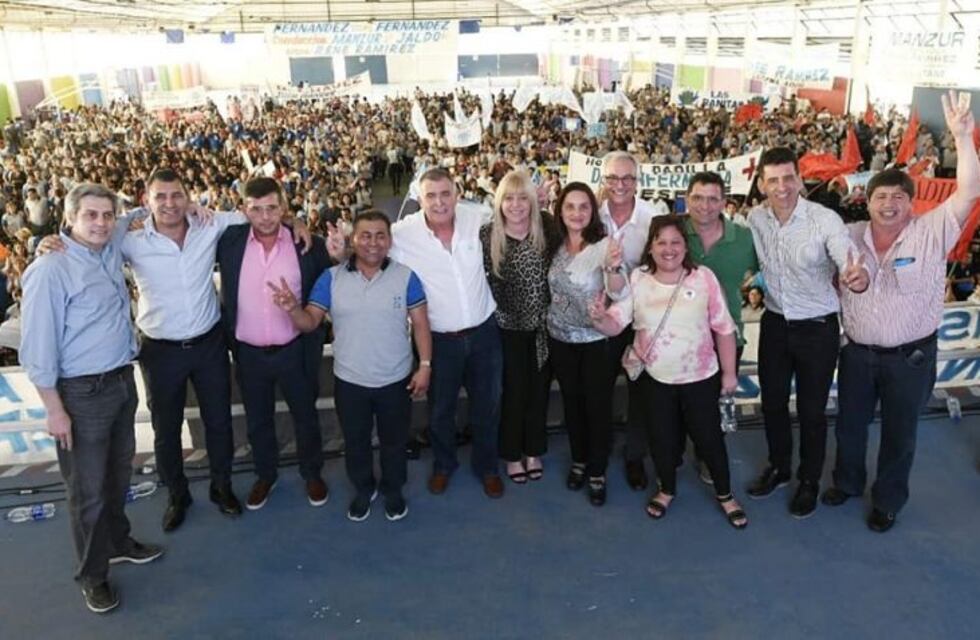 Jaldo encabezó el acto en ATSA en favor de la fórmula Fernández-Fernández
