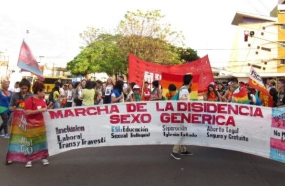 Marcha del orgullo gay en Posadas