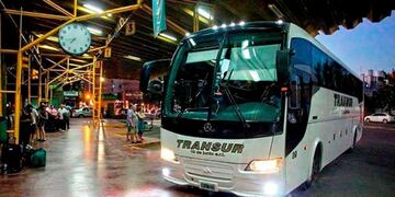 Paro de choferes en Transur (El Diario)