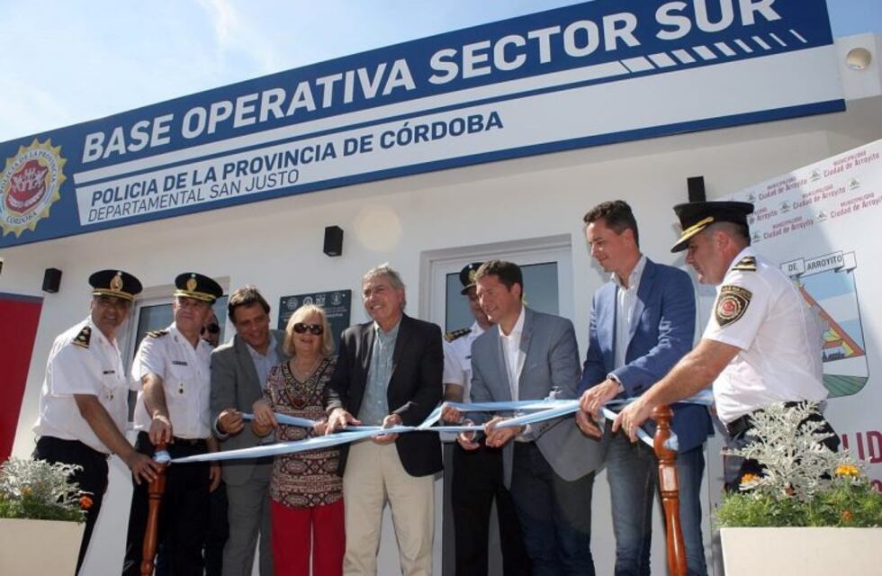 Se inauguró la Base Operativa Policial del Sur en Arroyito