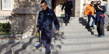 Evacuaron la municipalidad por amenaza de bomba