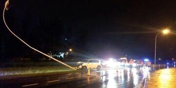 Los padres de la andinista, Claudio Flores y Sandra Tartaglia, oriundos de La Plata, tuvieron un accidente antes de llegar a Mendoza\u002E