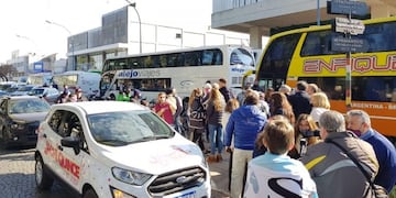 Manifestación de las empresas de turismo en Rafaela