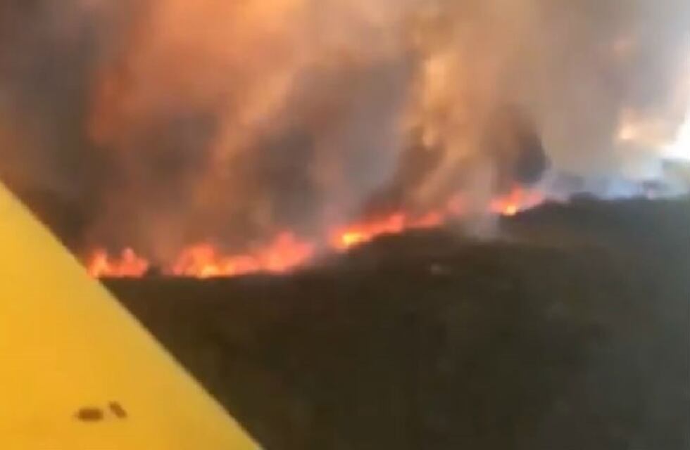 Lograron controlar el incendio en Caminiaga