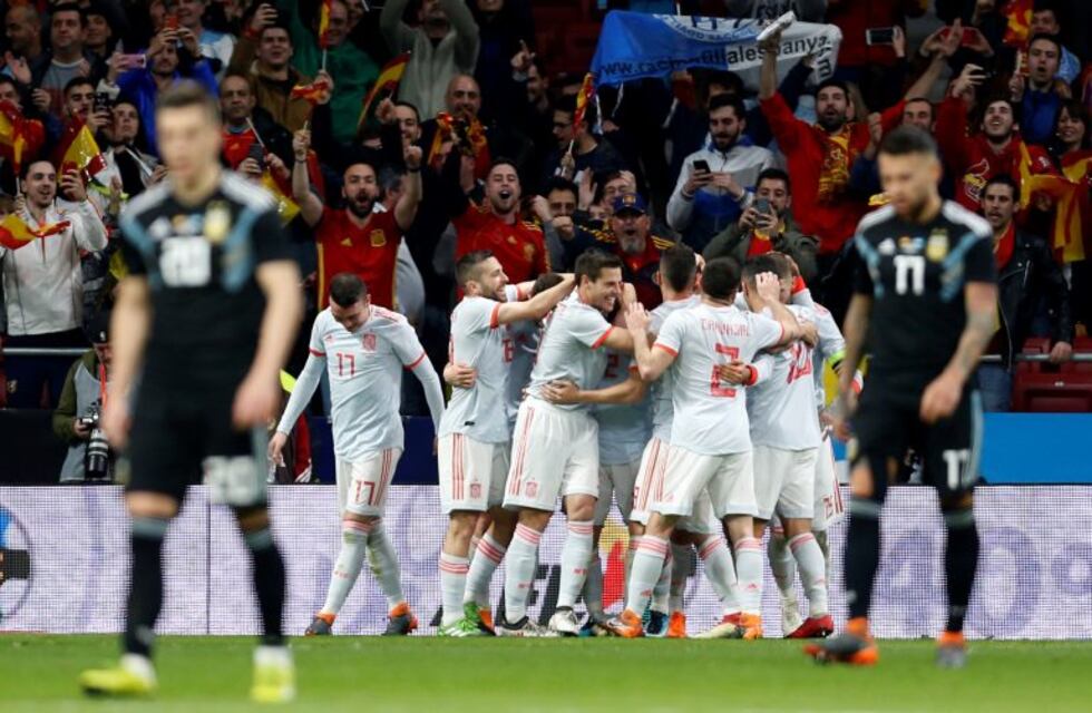 Goleada histórica: España vapuleó 6-1 a Argentina en Madrid
