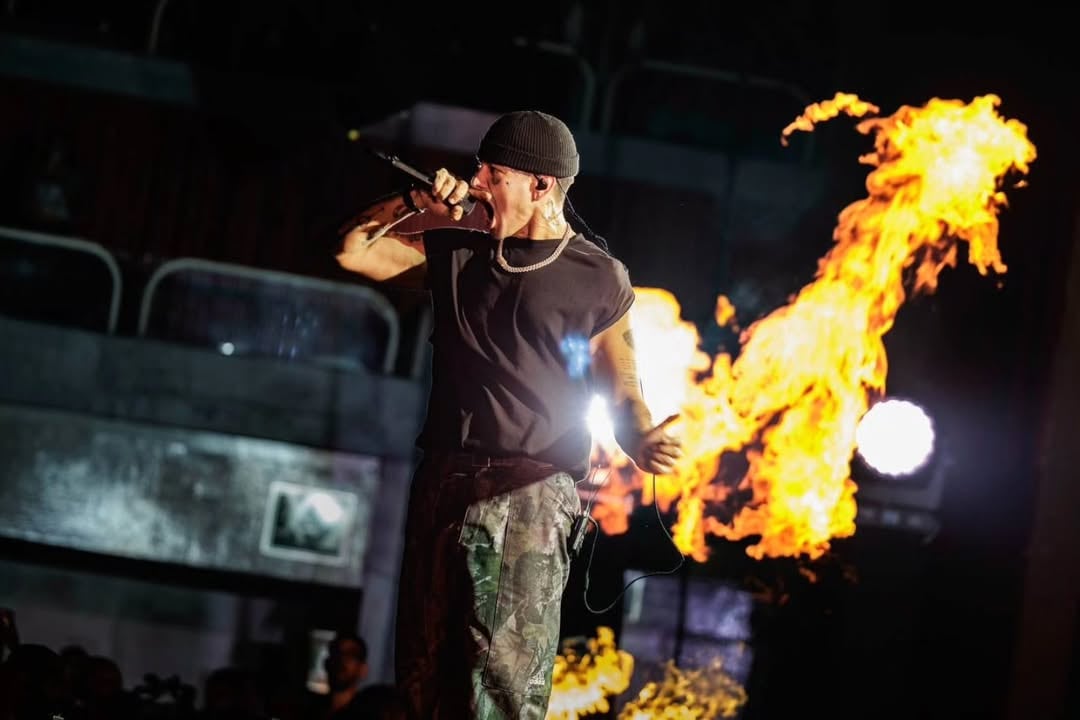 Esta año el cantante hizo varios shows.