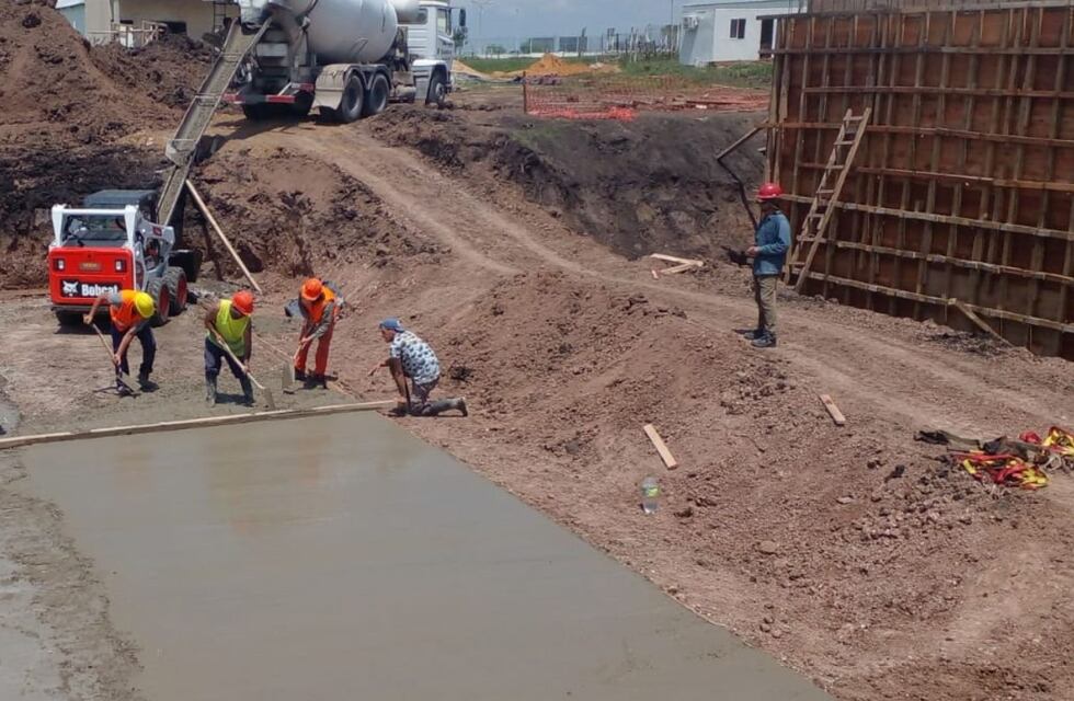Importante avance en la planta de tratamiento cloacales en Colonia “El Potrero”