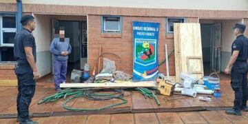 Wanda: recuperan elementos robados en obra en construcción.