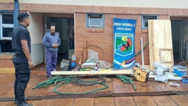 Wanda: recuperan elementos robados en obra en construcción.