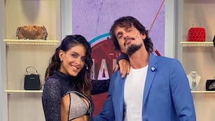 Celeste Muriega y Christian Sancho, muy enamorados.