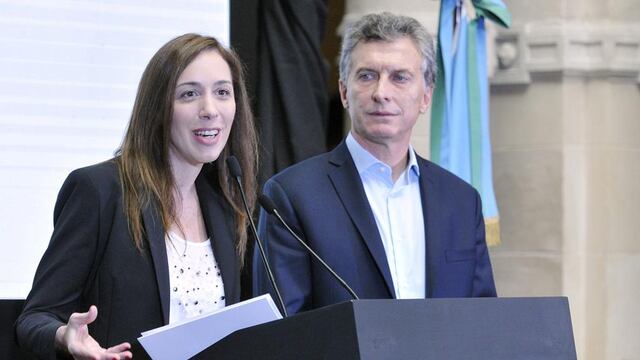 María Eugenia Vidal y Mauricio Macri (Foto: Web)
