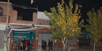 Casa donde se produjo un Incendio con el saldo de un niño muerto en El Algarrobal en Las Heras. Foto José Gutiérrez / Los Andes