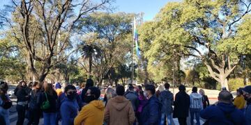 Bandera del orgullo LGTBIQ+ en Córdoba