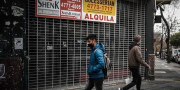 Cuarentena en la Ciudad: un 22% de locales rescindieron el contrato de alquiler en junio\u002E (EFE)