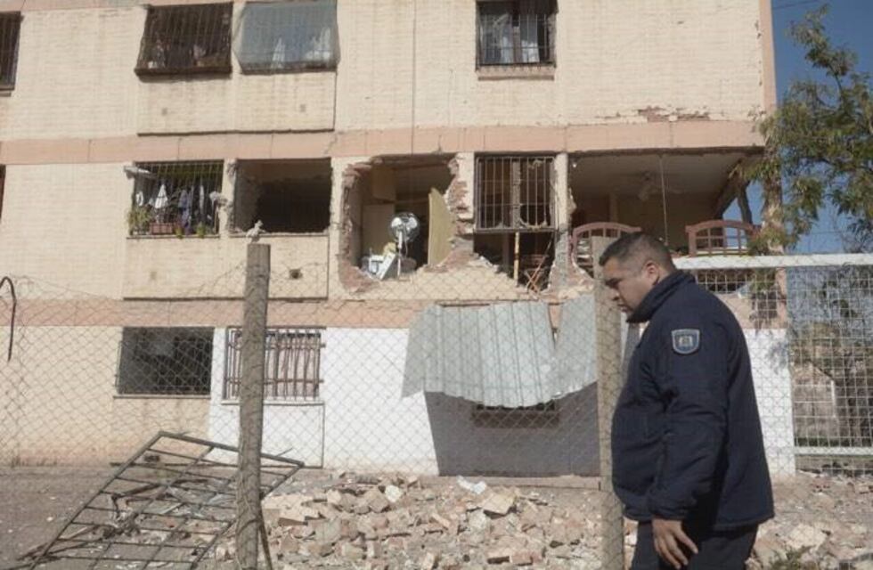 Departamento desmoronado por explosión en Guaymallén
