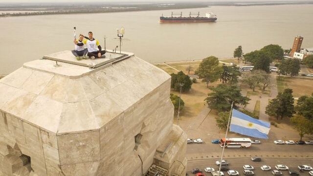 La antorcha olímpica pasó por Rosario (Fotos Guido Martini, Buenos Aires 2018)