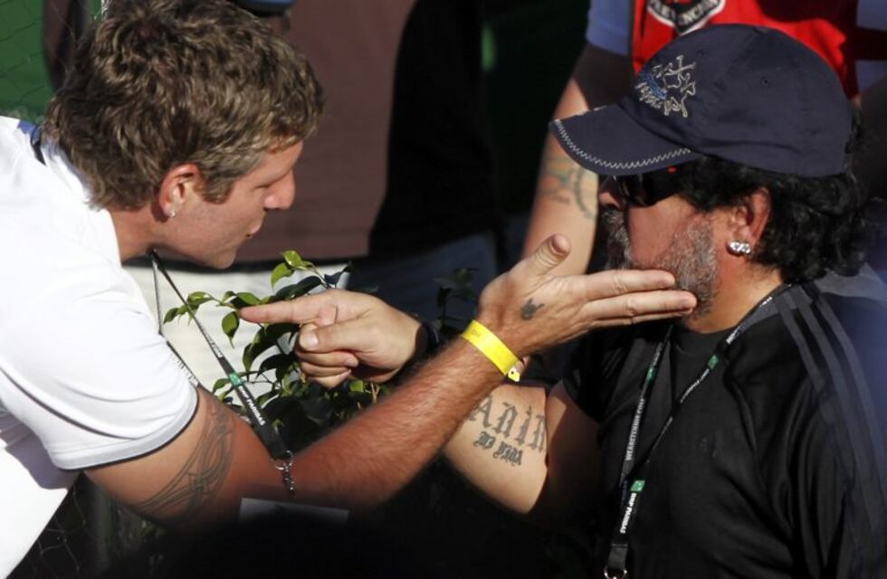 Diego Maradona dio detalles del día que le "robó" a Martín Palermo a River