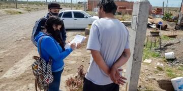 Inician relevamiento de personas e infraestructura en el loteo de "Tierra para Todos"