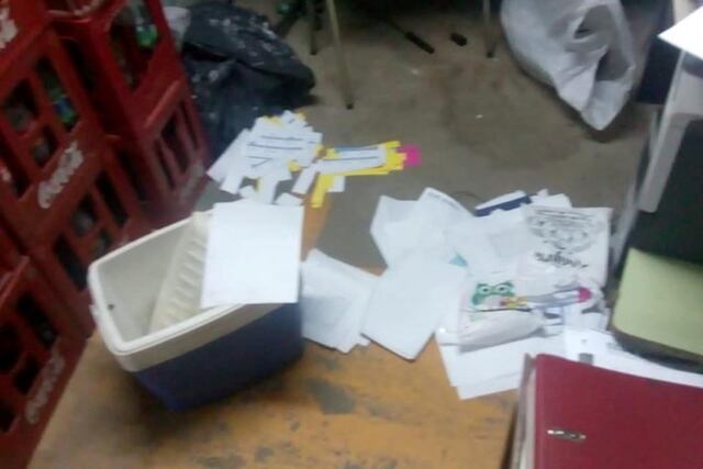 Los ladrones no dejaron nada en pie a su paso\u002E (Web)