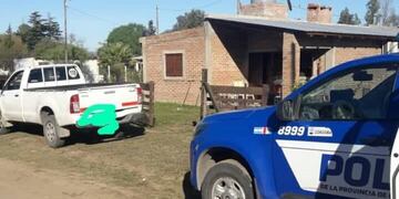 Camioneta Toyota Hilux robada\u002E Anisacate\u002E