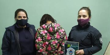 Aprehendida por agredir a su expareja con un cuchillo