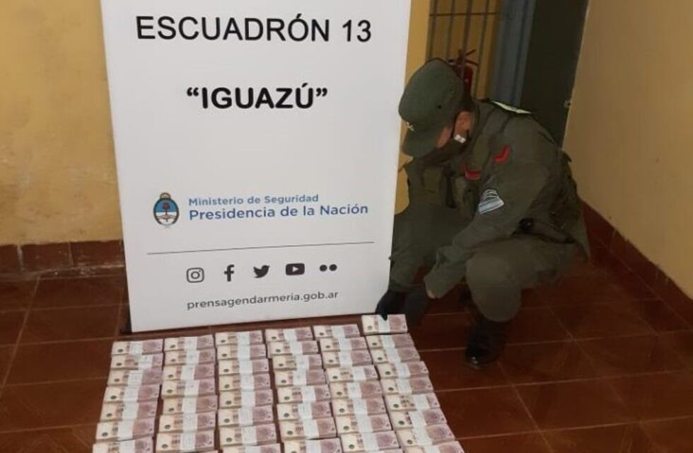 Camionero viajaba con 840 mil pesos sin aval y fue detenido