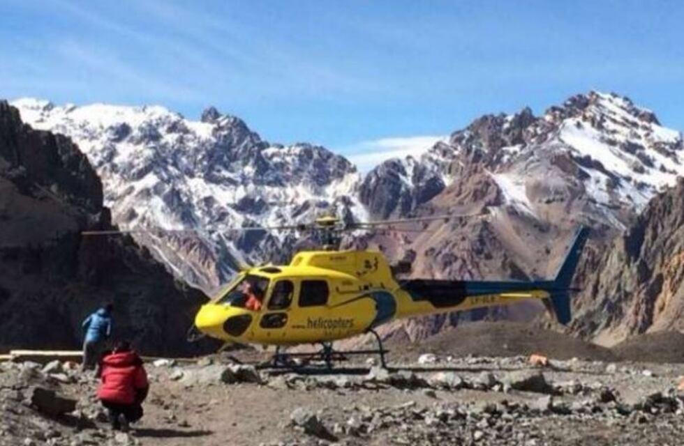 Tiene 13 años, se descompensó y fue rescatado a 5.500 m. de altura en el Aconcagua