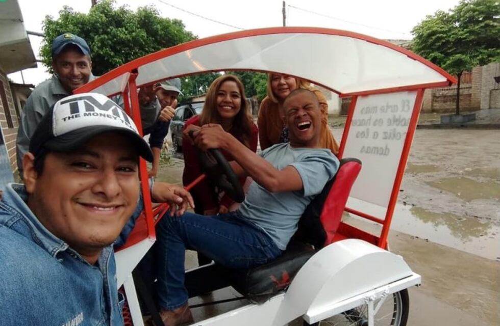 Un chapista salteño tuneó el carro de un joven con discapacidad motriz