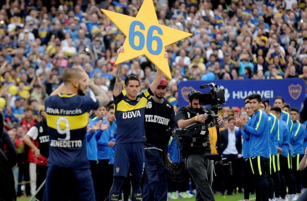 Boca festejó el campeonato con su gente en la previa al partido con Unión